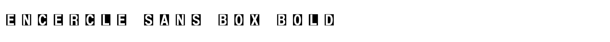 Encercle Sans Box Bold image